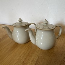 Denby linen teapot for sale  WISBECH