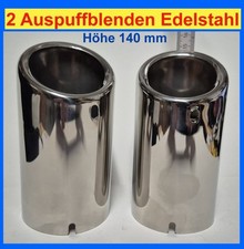 Auspuffblende edelstahl audi gebraucht kaufen  Coswig