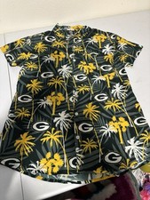 Camisa Green Bay Packers Plan Tree com botões tamanho pequeno, usado comprar usado  Enviando para Brazil
