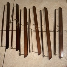 Cabides longos calças Nordstrom madeira escura - Conjunto de 6 comprar usado  Enviando para Brazil