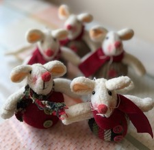 Christmas mouse decorations. for sale Christmas mouse decorations. for sale  GRIMSBY