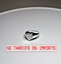 Anel de sinete de prata Return to Tiffany Heart Tiffany & Co | Tamanho 7 comprar usado  Enviando para Brazil