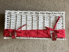 white wicker baskets liners for sale  WATFORD