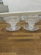 Pair lead crystal for sale  KNOTTINGLEY