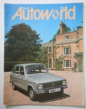 Renault autoworld magazine for sale  BENFLEET