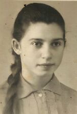 1963 Linda Trança Morena Nadya - Foto Vintage Menina comprar usado  Enviando para Brazil