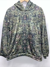 Pulôver feminino com capuz estampa de arte étnica casual grande comprar usado  Enviando para Brazil