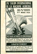 Publicité ancienne salon d'occasion  France