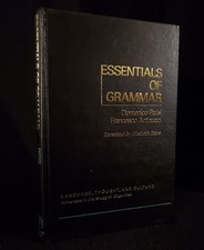 Essentials of Grammar por Domenico Parisi 1976 livro de capa dura  comprar usado  Enviando para Brazil