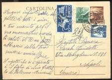 Interessente intero postale usato  Fontegreca