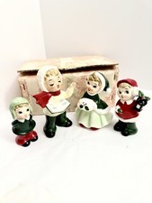 Antigo Josef Original "CAROLLING PARTY" 4 Pçs Vintage na Caixa Original Rotulada Japão, usado comprar usado  Enviando para Brazil