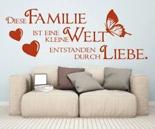 Wohnzimmer wandtattoo familie gebraucht kaufen  Wilster