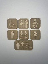Pictogramme toilettes bois d'occasion  Ancenis