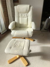 Leather recliner armchair for sale  RUGBY