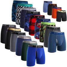 Pacote com 5 cuecas boxer masculinas 2UNDR swing shift baús XS-5XL comprar usado  Enviando para Brazil