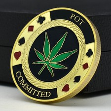 Lasvegas. Moeda da sorte Nevada Poker Card-Guard Chip Seven Leaf Grass medalha de ouro comprar usado Lasvegas. Moeda da sorte Nevada Poker Card-Guard Chip Seven Leaf Grass medalha de ouro comprar usado  Enviando para Brazil