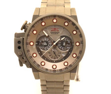 Invicta 18698 I-Force relógio cronógrafo bombardeiro Gunmetal 50mm #162, usado comprar usado  Enviando para Brazil