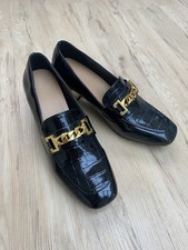Black patent crocodile for sale  ASCOT