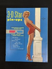 1953 3-D Star Pinups #1 1953. Marilyn Monroe 3-D glasses. High Grade, Rare., usado comprar usado  Enviando para Brazil