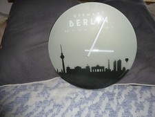 Glasuhr wanduhr küchenuhr gebraucht kaufen  Berlin