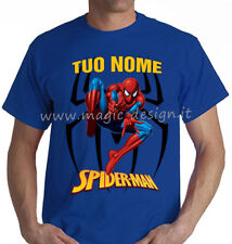 Shirt spiderman ragnatela usato  Catania