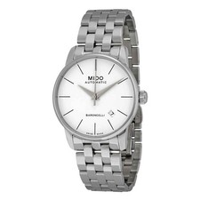 Relógio masculino Mido Baroncelli automático mostrador branco aço inoxidável M86004761 comprar usado  Enviando para Brazil