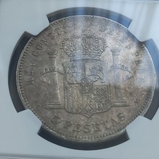 Ge25 pesetas 1891 d'occasion  Cherbourg-Octeville-