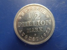 Notgeld notmünze million gebraucht kaufen  Bargteheide