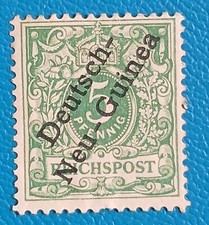 COLONIAS ALEMANAS...Nueva Guinea Alemana...1897... Sobreimpresión en Alemania segunda mano  Embacar hacia Mexico