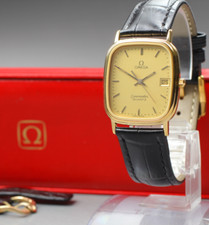 Vintage 1984 [Quase Perfeito/Caixa] Omega Seamaster Cal.1430 28mm Quartzo Dourado Masculino comprar usado  Enviando para Brazil