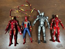 Lote de 4 bonecos de ação Marvel Select Homem de Ferro, Homem-Aranha e Máquina de Guerra Vingadores comprar usado Lote de 4 bonecos de ação Marvel Select Homem de Ferro, Homem-Aranha e Máquina de Guerra Vingadores comprar usado  Enviando para Brazil