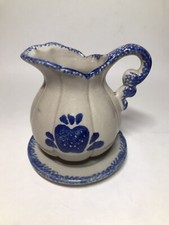 Vtg glazed blue for sale  Rome