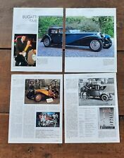 Bugatti ritagli magazine usato  Boves