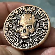 Memento mori skull for sale  Warwick