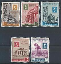 San Marino 1959 Sc # 439-43 Centenário Selos Da Sicília nunca usado, sem marca de charneira comprar usado  Enviando para Brazil
