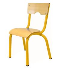 Chaise écolier jaune d'occasion  Conty