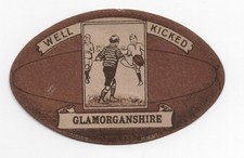 Usado, (Gd4029) Cartão de bola de futebol de rugby John Baines, GLAMORGANSHIRE 1921 bem chutado comprar usado  Enviando para Brazil
