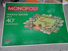 Monopoli 40º anniversario usato  Crema