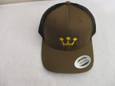 Chapéu Snapback Scotty "Mini Crown" Marrom/Preto/Amarelo Malha Caminhoneiro comprar usado  Enviando para Brazil