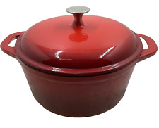 Denby red casserole for sale  BARNSTAPLE