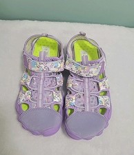Usado, Sandálias infantis criança grande 4 meninas caminhada ao ar livre sapatos aquáticos roxo unicórnio BareRun comprar usado  Enviando para Brazil