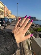 Anello fascia tonda usato  Napoli