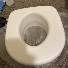 Assento sanitário Carex elevado handicap alto reforço padrão/redondo B302 300 libras, usado comprar usado  Enviando para Brazil