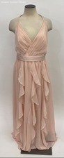 Usado, Vestido Feminino Vera Wang "Branco" Rosa Claro Halter Top - Tamanho 10 comprar usado  Enviando para Brazil