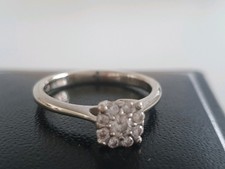 Genuine 9ct white for sale  HYDE
