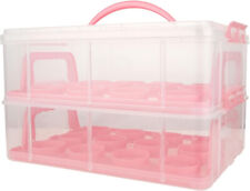 Stackable cupcake carrier for sale  KING'S LYNN