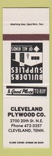Matchbook cover cleveland for sale  USA