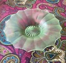 Vintage green frosted for sale  NEW MALDEN