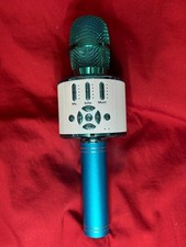 Mikrofon bezprzewodowy do karaoke - niebieski w kolorze  na sprzedaż  Wysyłka do Poland