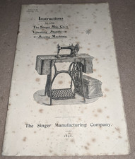 Instructions singer mfg. for sale  BRADFORD